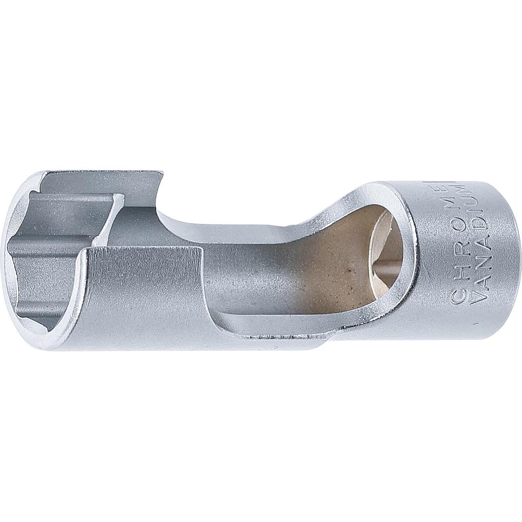 Spezial-Steckschlüssel-Einsatz, geschlitzt | Antrieb Innenvierkant 10 mm (3/8&quot;) | SW 15 mm