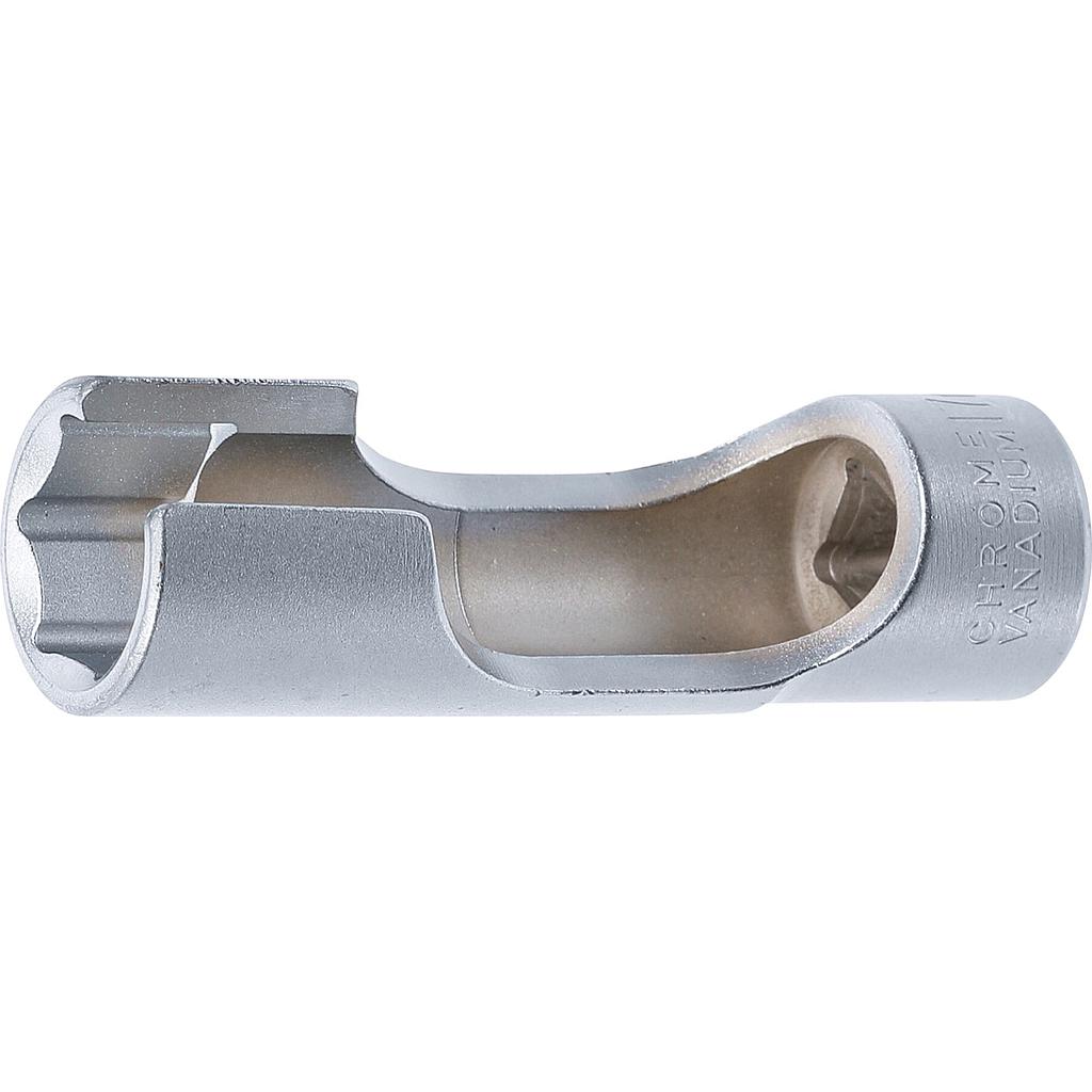Spezial-Steckschlüssel-Einsatz, geschlitzt | Antrieb Innenvierkant 10 mm (3/8&quot;) | SW 17 mm