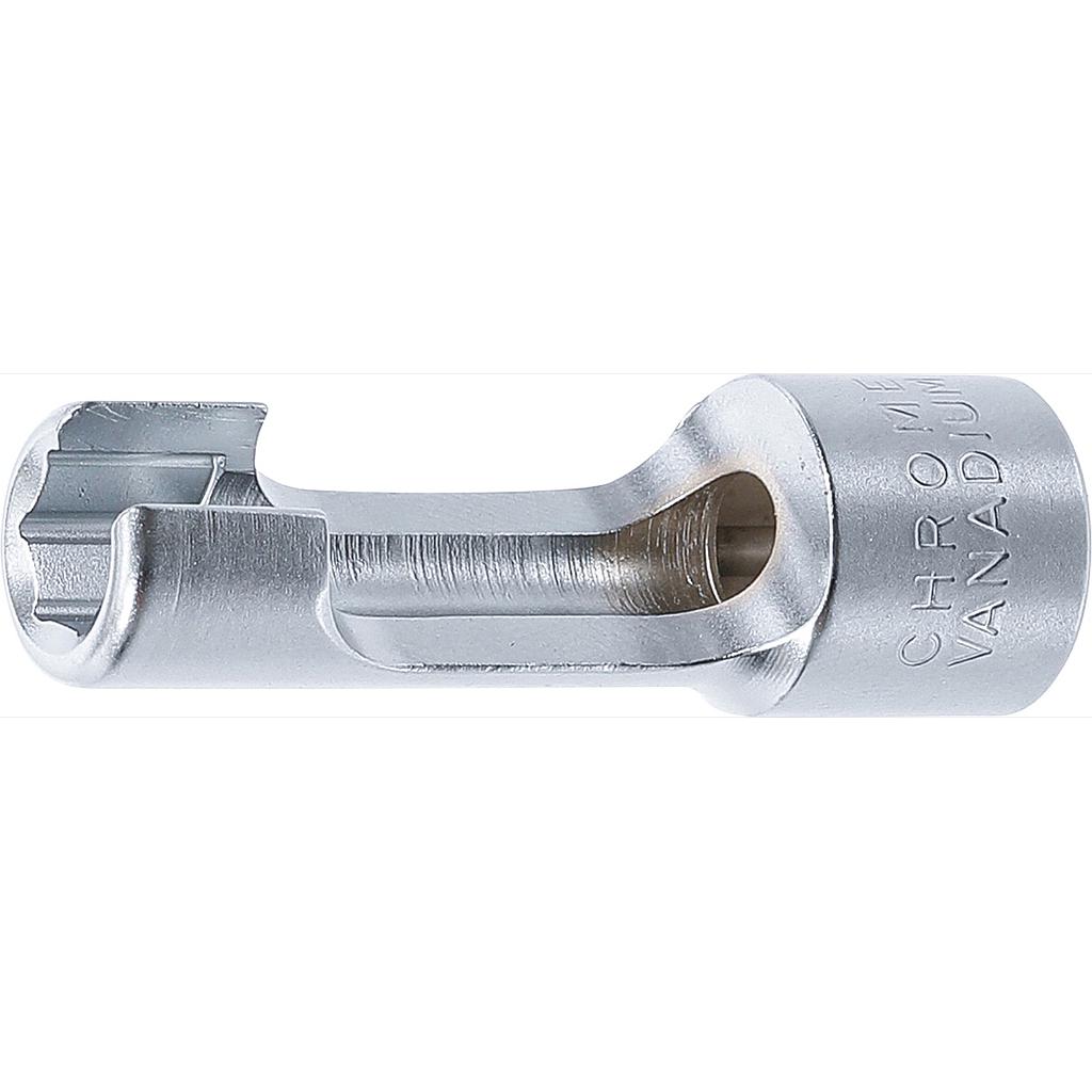 Spezial-Steckschlüssel-Einsatz, geschlitzt | Antrieb Innenvierkant 10 mm (3/8&quot;) | SW 8 mm