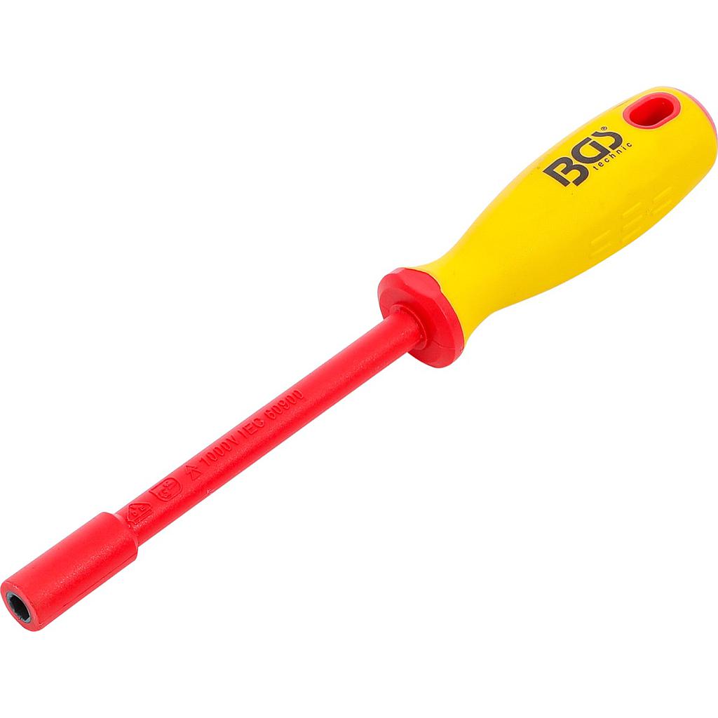 VDE-Steckschlüssel-Schraubendreher | Sechskant | SW 6 mm | Klingenlänge 125 mm