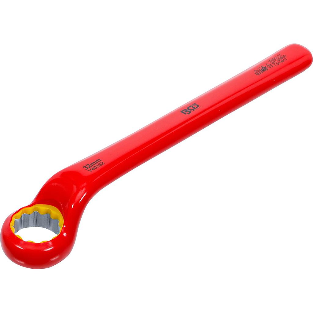 VDE-Einringschlüssel | tief gekröpft | SW 32 mm
