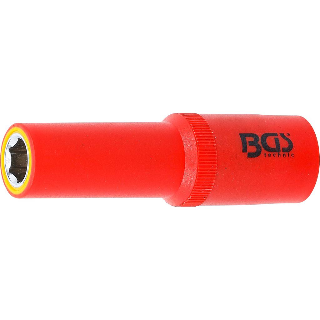 VDE-Steckschlüssel-Einsatz Sechskant | Antrieb Innenvierkant 12,5 mm (1/2&quot;) | SW 11 mm