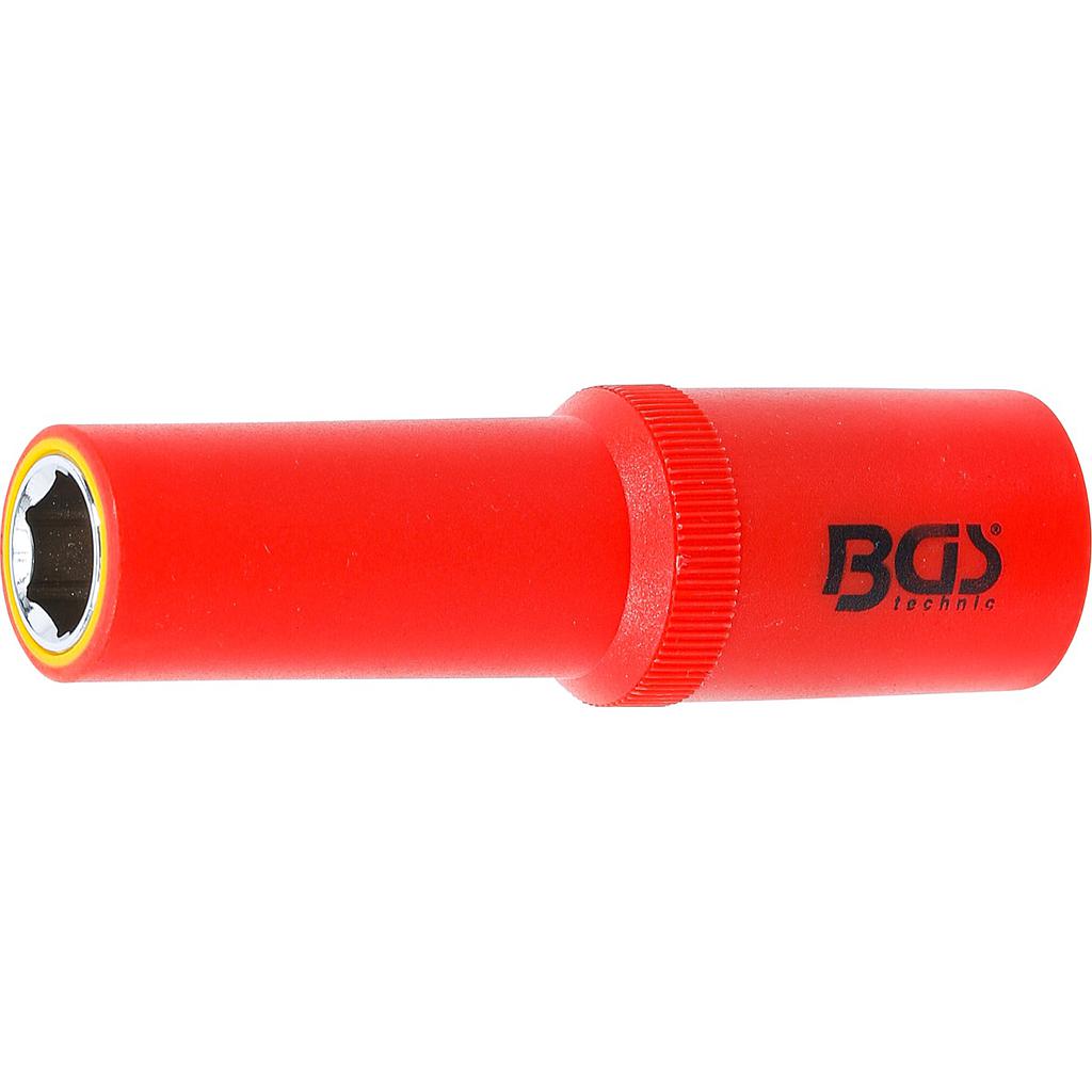 VDE-Steckschlüssel-Einsatz Sechskant | Antrieb Innenvierkant 12,5 mm (1/2&quot;) | SW 12 mm