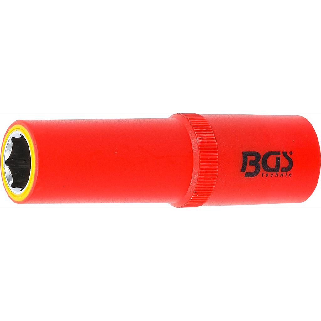 VDE-Steckschlüssel-Einsatz Sechskant | Antrieb Innenvierkant 12,5 mm (1/2&quot;) | SW 14 mm