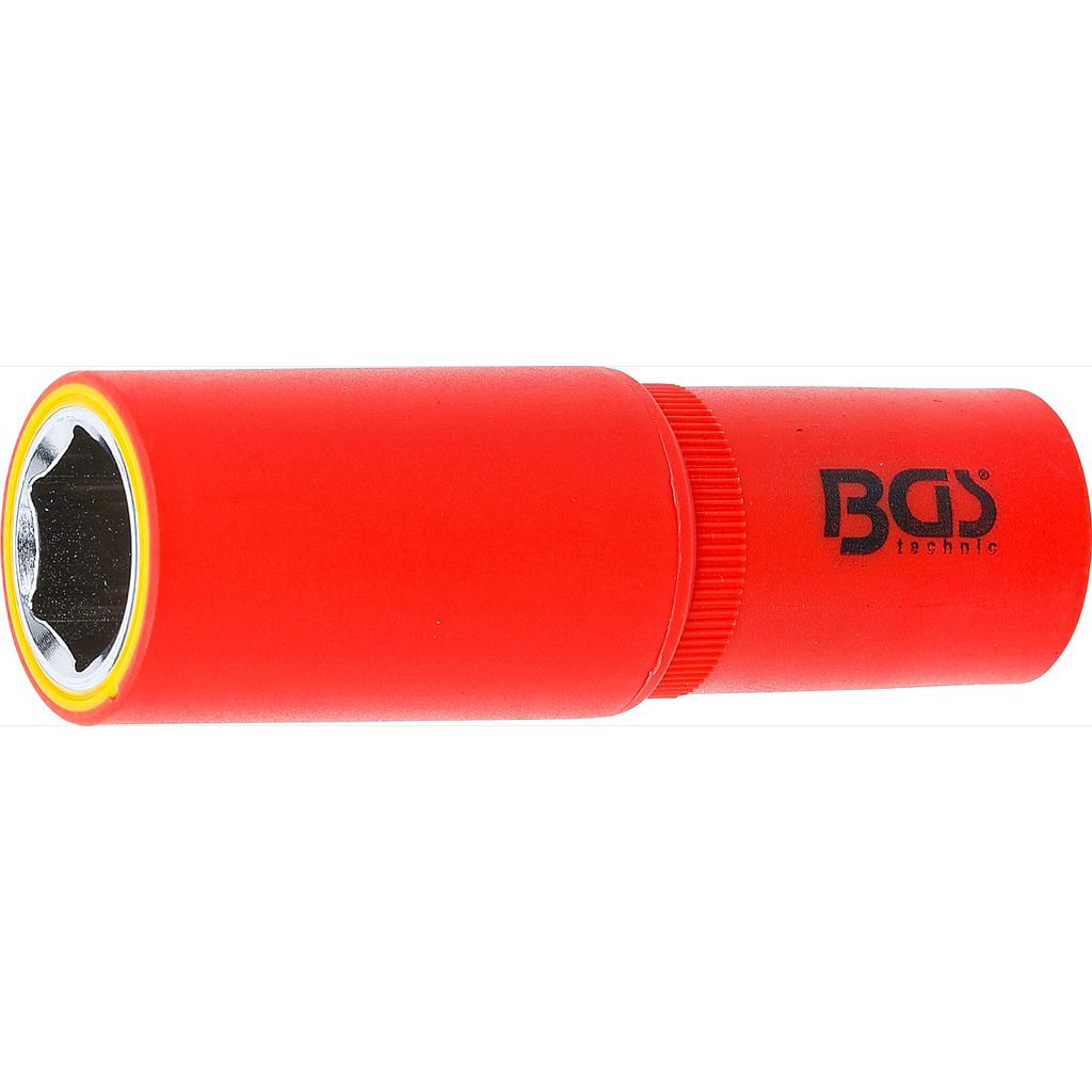 VDE-Steckschlüssel-Einsatz Sechskant | Antrieb Innenvierkant 12,5 mm (1/2&quot;) | SW 18 mm