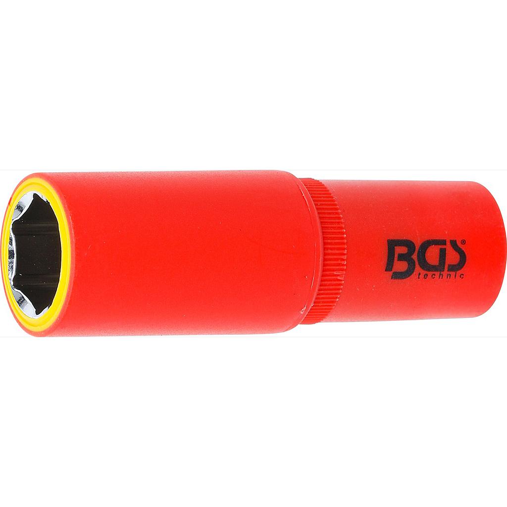 VDE-Steckschlüssel-Einsatz Sechskant | Antrieb Innenvierkant 12,5 mm (1/2&quot;) | SW 19 mm
