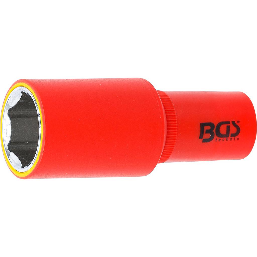VDE-Steckschlüssel-Einsatz Sechskant | Antrieb Innenvierkant 12,5 mm (1/2&quot;) | SW 24 mm