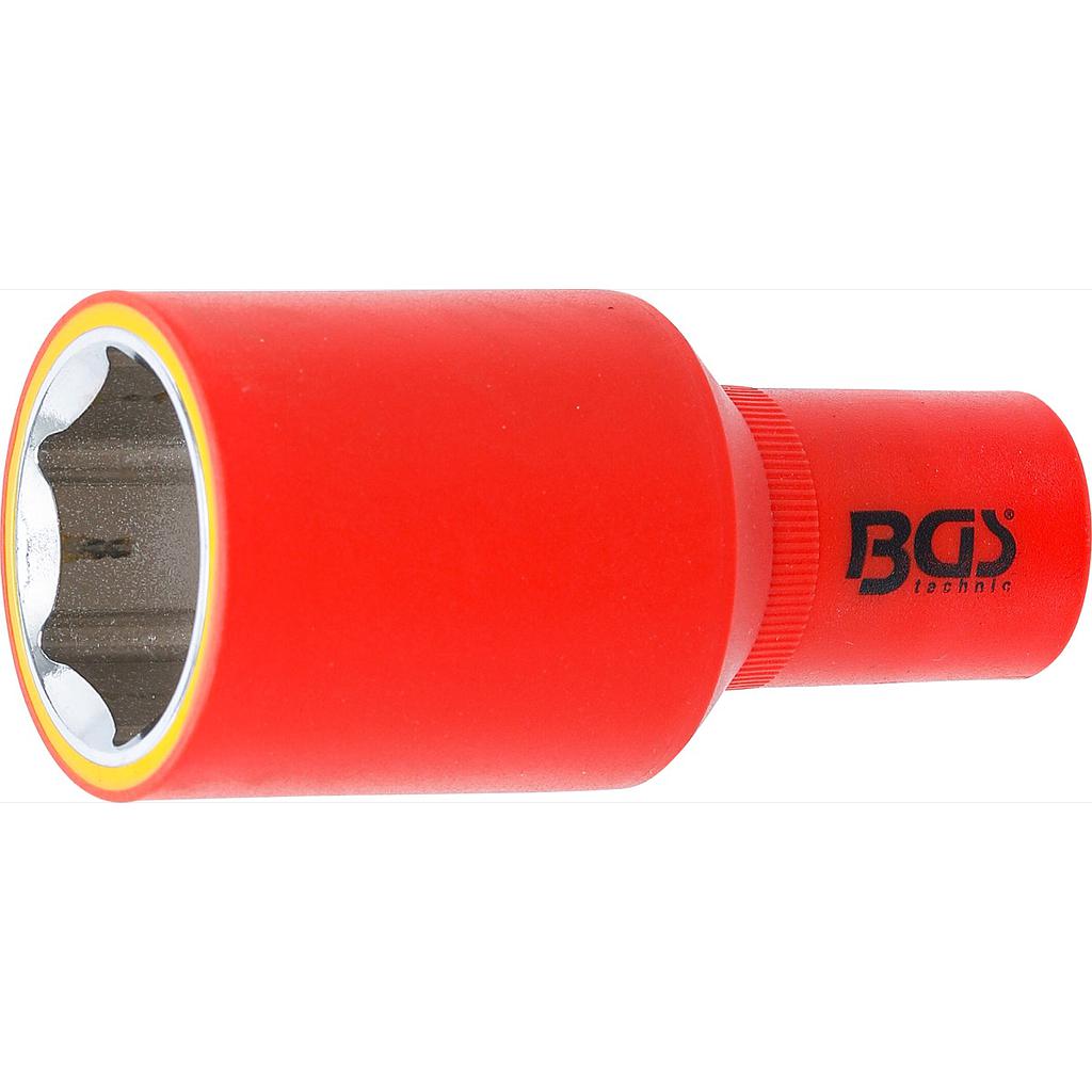 VDE-Steckschlüssel-Einsatz Sechskant | Antrieb Innenvierkant 12,5 mm (1/2&quot;) | SW 30 mm