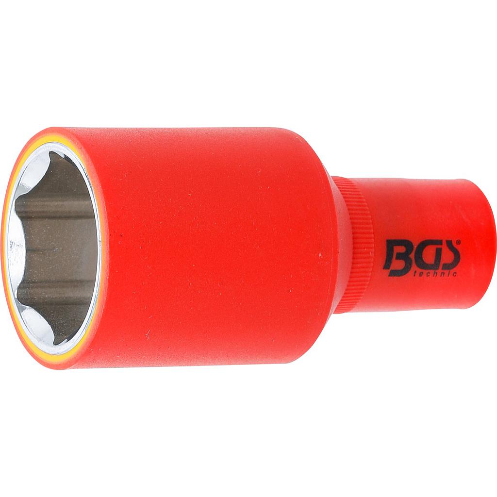 VDE-Steckschlüssel-Einsatz Sechskant | Antrieb Innenvierkant 12,5 mm (1/2&quot;) | SW 32 mm