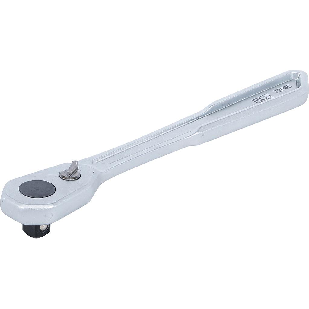 Umschaltknarre | extra flach | feinverzahnt | Abtrieb Aussenvierkant 10 mm (3/8&quot;)