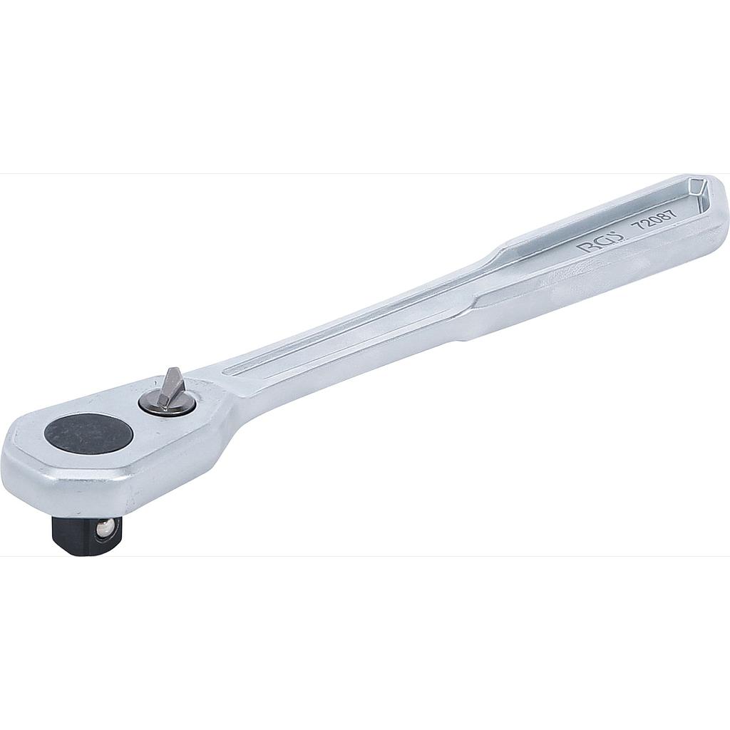 Umschaltknarre | extra flach | feinverzahnt | Abtrieb Aussenvierkant 12,5 mm (1/2&quot;)