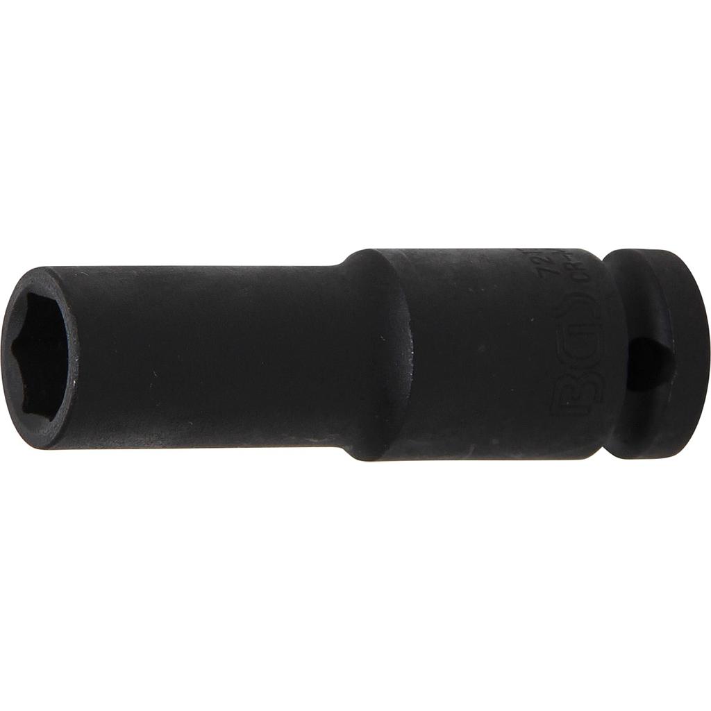 Kraft-Steckschlüssel-Einsatz Sechskant, tief | Antrieb Innenvierkant 12,5 mm (1/2&quot;) | SW 13 mm