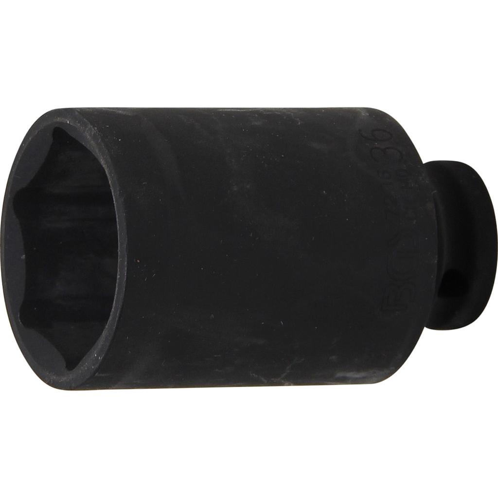 Kraft-Steckschlüssel-Einsatz Sechskant, tief | Antrieb Innenvierkant 12,5 mm (1/2&quot;) | SW 36 mm