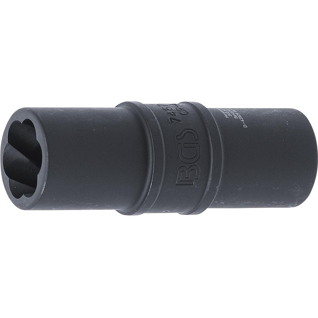 Kraft-Spezial-Schraubenausdreh-Wendeeinsatz 17 mm | 12,5 mm (1/2&quot;)