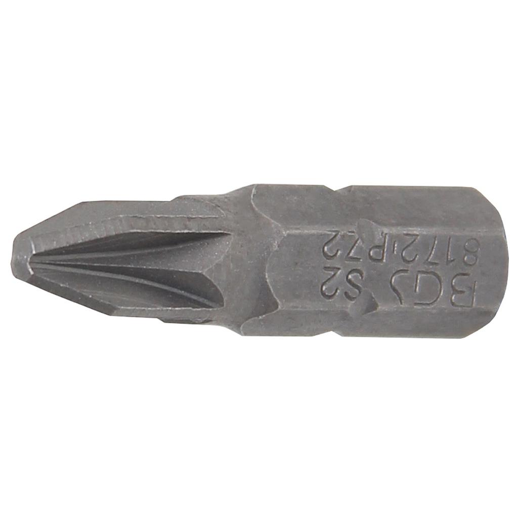 Bit | Antrieb Außensechskant 6,3 mm (1/4&quot;) | Kreuzschlitz PZ2