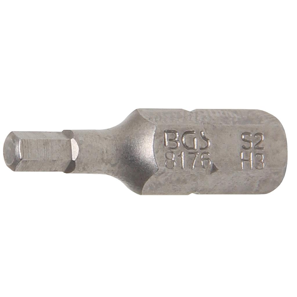 Bit | Antrieb Außensechskant 6,3 mm (1/4&quot;) | Innensechskant 3 mm