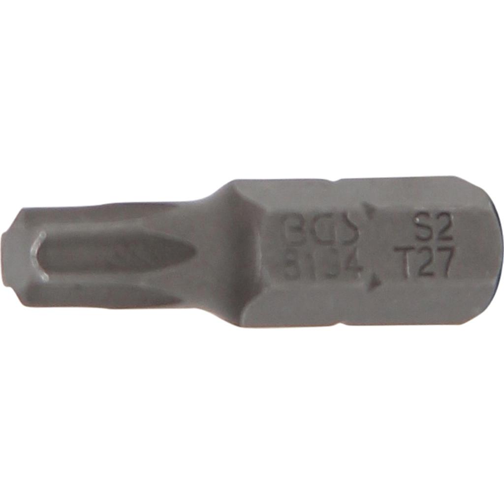 Bit | Antrieb Aussensechskant 6,3 mm (1/4&quot;) | T-Profil (für Torx) T27
