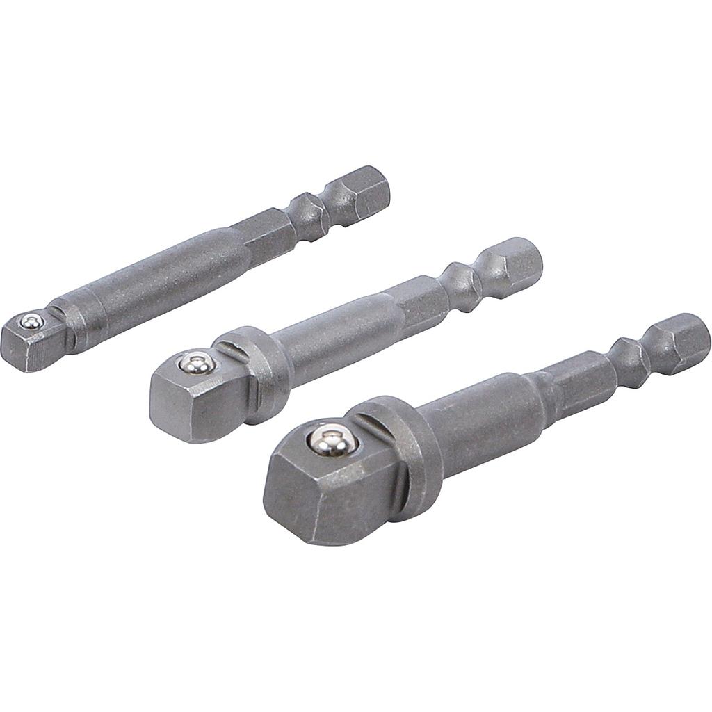 Bohrmaschinen-Kippadapter-Satz | Antrieb Aussensechskant 6,3 mm (1/4&quot;) | 3-tlg.