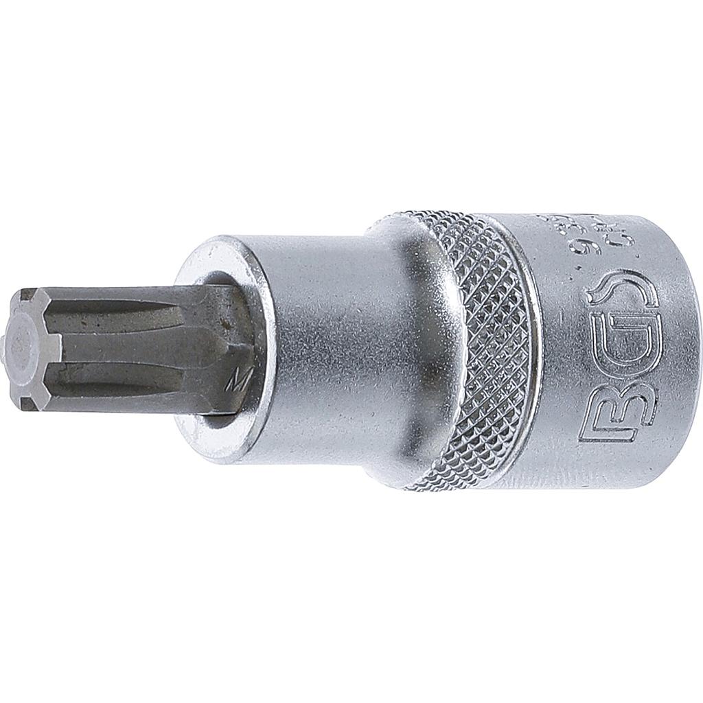 Bit-Einsatz | Antrieb Innenvierkant 12,5 mm (1/2&quot;) | Keil-Profil (für Ribe) M10,3