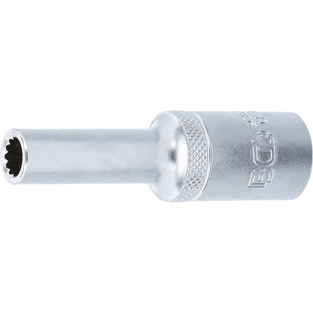 Steckschlüssel-Einsatz Zwölfkant, tief | Antrieb Innenvierkant 12,5 mm (1/2&quot;) | SW 8 mm