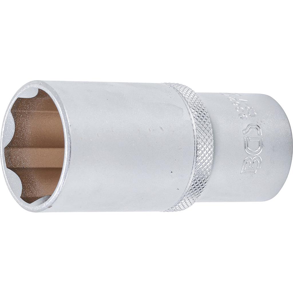 Steckschlüssel-Einsatz Super Lock, tief | Antrieb Innenvierkant 12,5 mm (1/2&quot;) | SW 27 mm