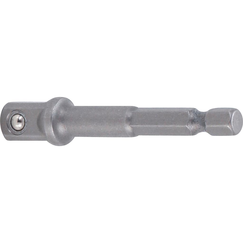 Adapter für Bohrmaschinen | Antrieb Aussensechskant 6,3 mm (1/4&quot;) / Abtrieb Aussenvierkant 10 mm (3/8&quot;)