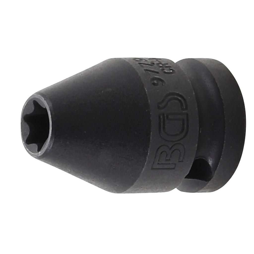 Kraft-Steckschlüssel-Einsatz E-Profil | Antrieb Innenvierkant 12,5 mm (1/2&quot;) | SW E10