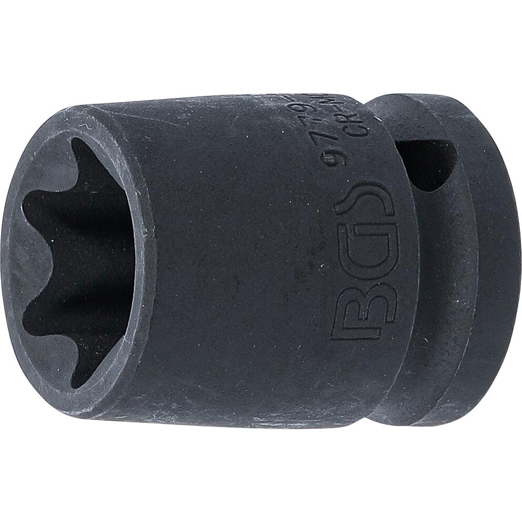 Kraft-Steckschlüssel-Einsatz E-Profil | Antrieb Innenvierkant 12,5 mm (1/2&quot;) | SW E24