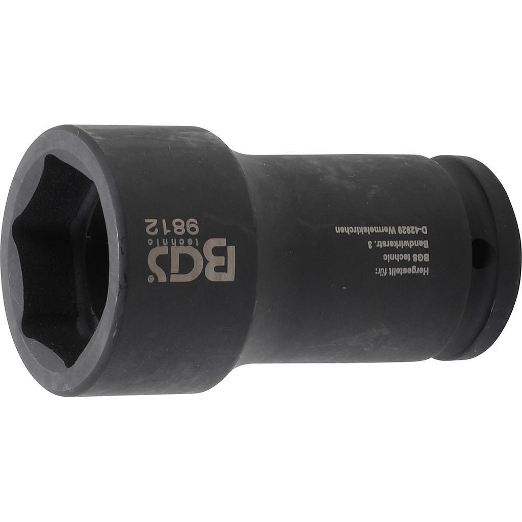 Kraft-Steckschlüssel-Einsatz Sechskant, tief | Antrieb Innenvierkant 20 mm (3/4&quot;) | SW 38 mm | für FUSO / Mitsubishi