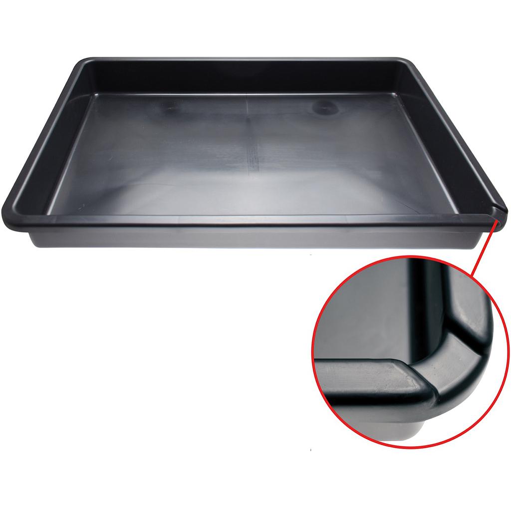 Mehrzweckwanne mit Ausgiesser | schwarz | 50 l