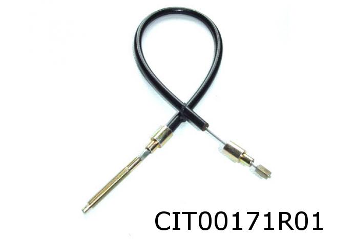 Cable de frein 2CV / Ami / Dyane gauche pour disque de frein