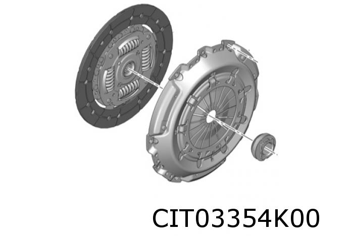 Ens. Embrayage PSA (1.6HDi 55Kw. / 66Kw.)