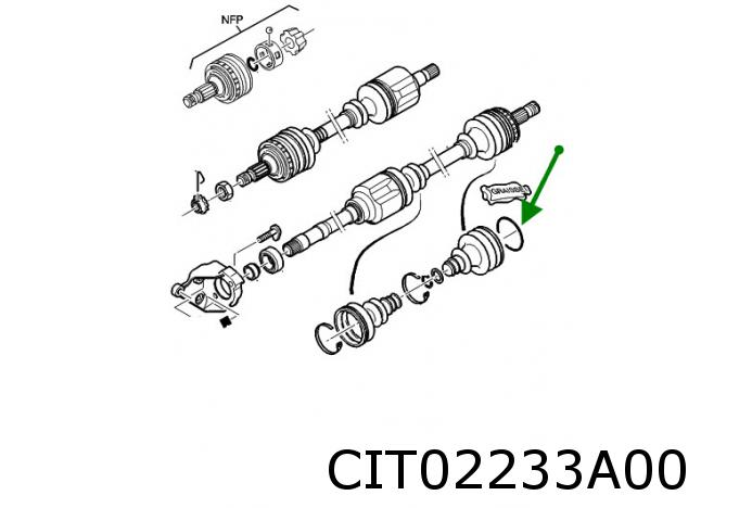 Ensemble gaine Evasion / Jumpy / Jumper / Xantia / XM externe