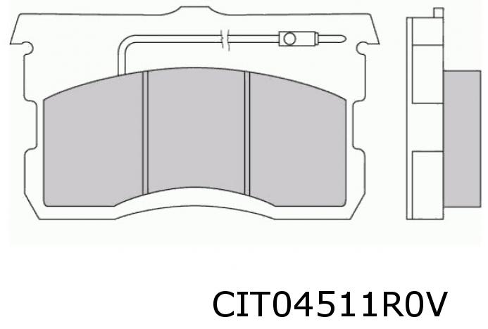 brake pads front ID/DS