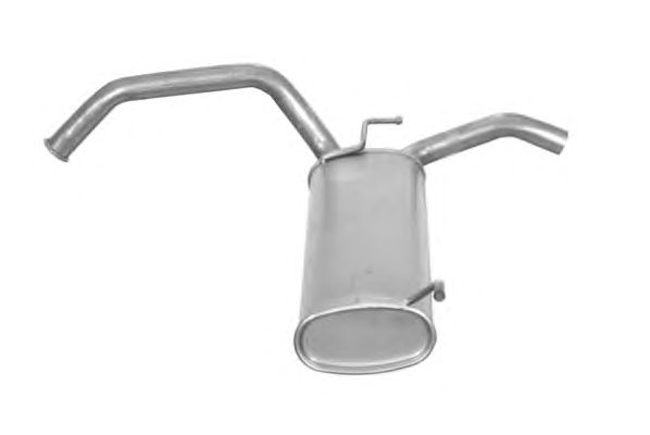 Pot echeppement C1 1,0 arrière