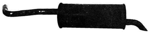 BX (1.4/1.4i/1.6/1.9/1.9D) achterdemper schuif