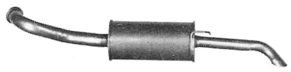 Auspufftopf BX Break Kat hinten