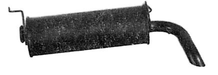 AX 7/92- (1.0i/1.1i/1.4i) achterdemper
