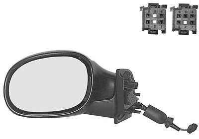 C3 spiegel L (elb. verwarmd)(primer)(elektrisch inklapbaar)