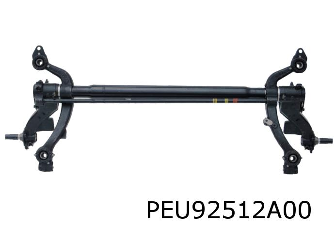 206 (3/5-drs.) achteras compleet (bij schijfremmen)