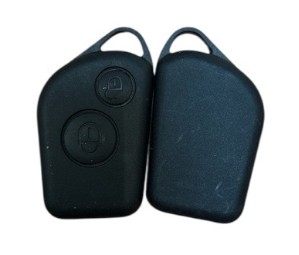 Boîtier de clé avec 2 boutons (seulement couvercle, sans insert de clé non taillé)