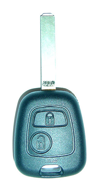 Key with 2 buttons incl. circuit board