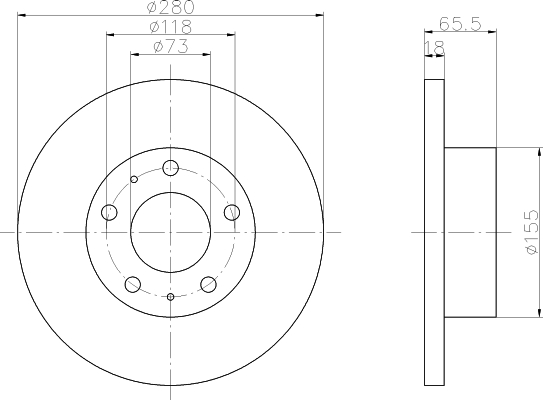 Disque de frein Jumper/Boxer 1000kg avant