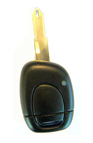 Guscio telecommando, 1 tasto, supporto della batteria sul guiscio